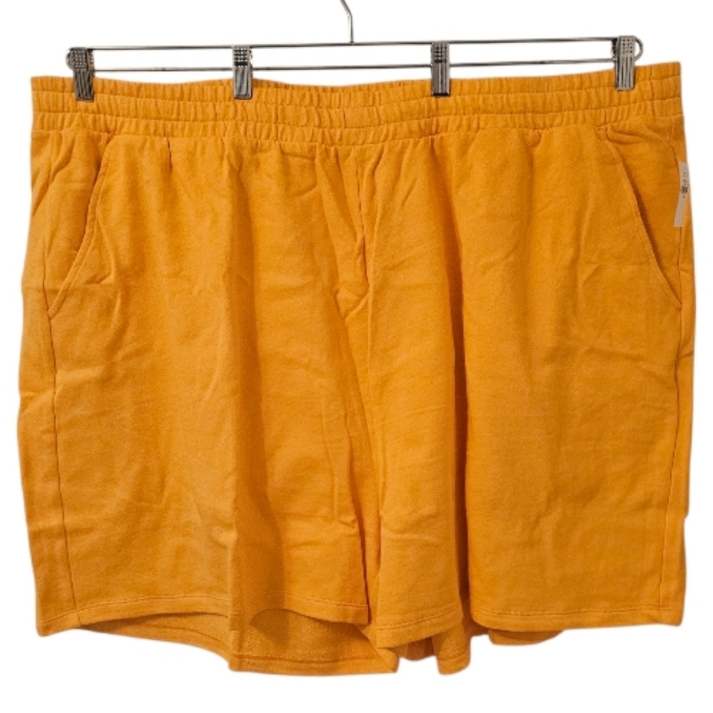 Orange Old Navy Women's Extra High Waist SoComfy Sweat Shorts